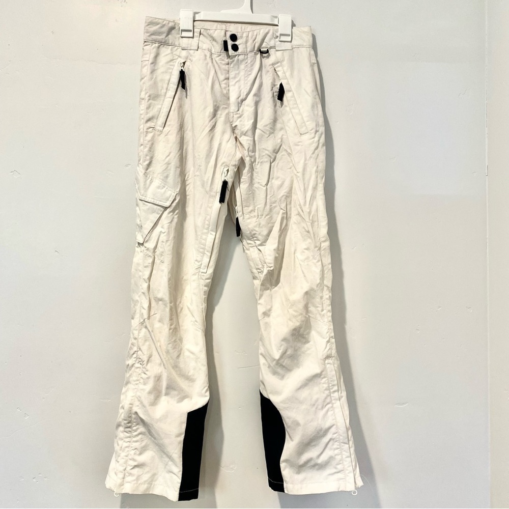 Salomon womens white snowboarding pants XS